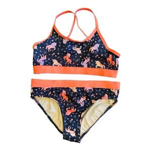 LANDS’ END NWOT Girl Unicorn Bikini